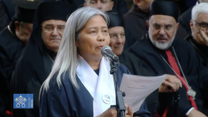 El testimonio de una refugiada en el Santuario de Nuestra Señora del Líbano