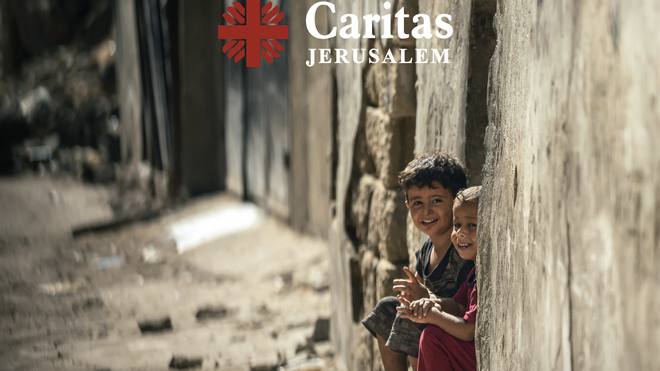 Portada del informe de Cáritas Jerusalén