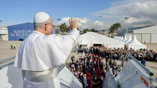 León XIV ya está en Roma