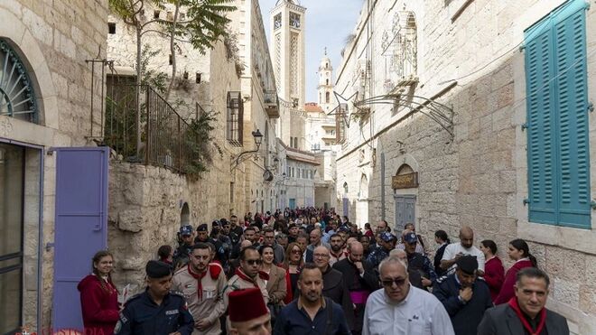 Celebración del inicio de Adviento en Belén