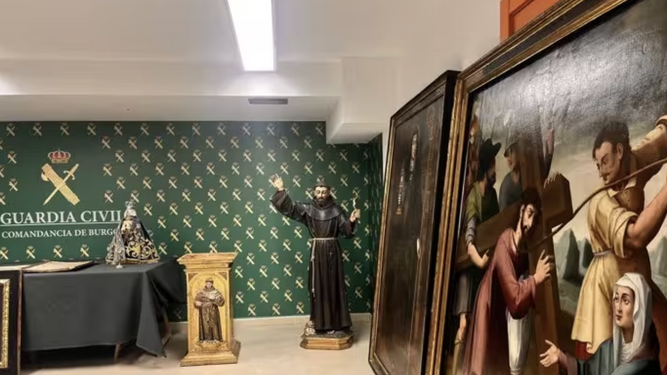 Piezas de Belorado requisadas en Orduña