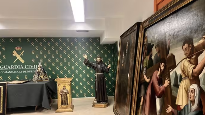 Piezas de Belorado requisadas en Orduña