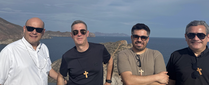 En Hermosillo, México, con Mons. Acero y otros ‘Apóstoles de la prevención’