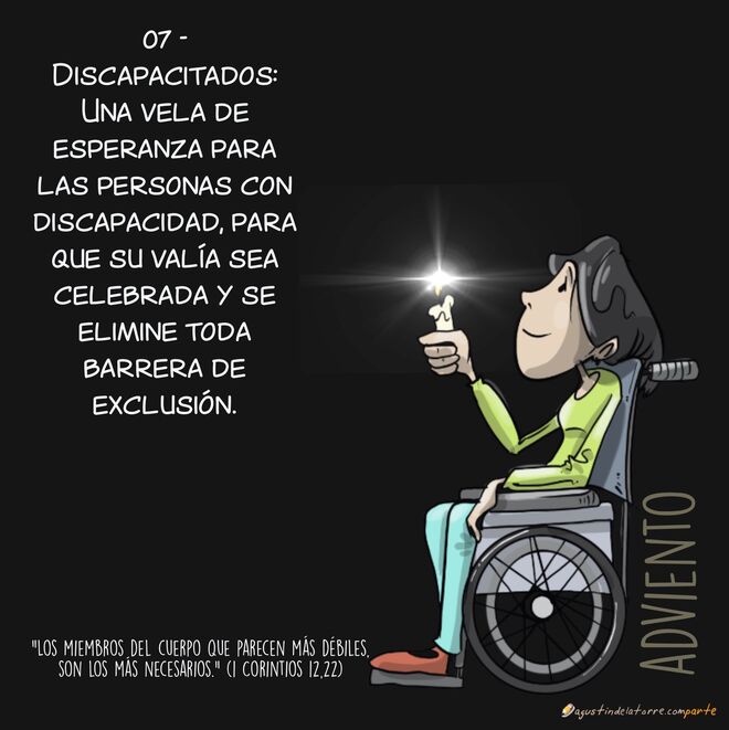07/24. Una vela de esperanza para las personas con discapacidad…