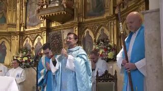 Cobo, en la misa de hoy