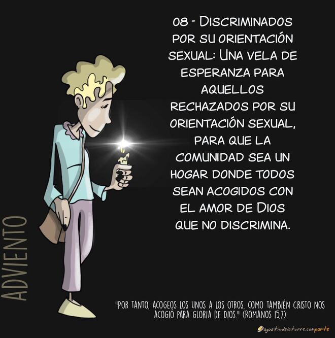 08/24. Una vela de esperanza para los discriminados…