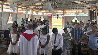 Confirmación en San Francisco, en el Bajo Amazonas