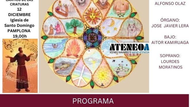 CONCIERTO VIII CENTENARIO DEL CÁNTICO DE LAS CRIATURAS. PAMPLONA 12 DICIEMBRE 2025