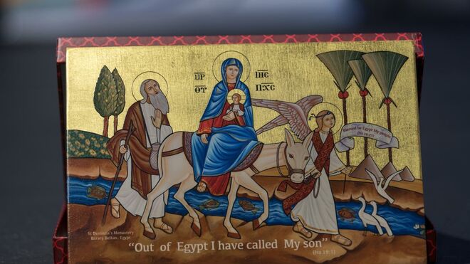 Icono de la Sagrada Familia utilizado en su mensaje por el CMI