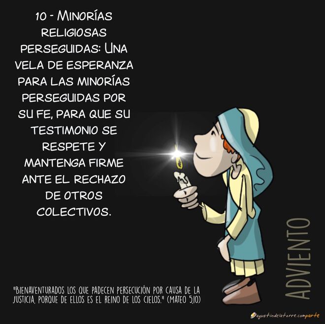 10/24. Una vela de esperanza para las minorías religiosas perseguidas…