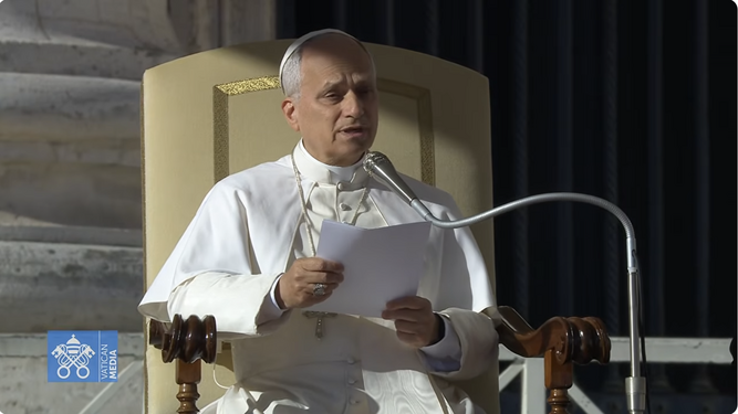 León XIV pronuncia su catequesis