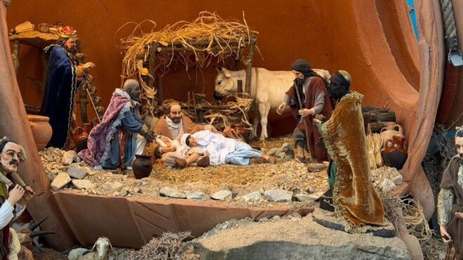 Una pieza de la muestra "100 pesebres en el Vaticano"