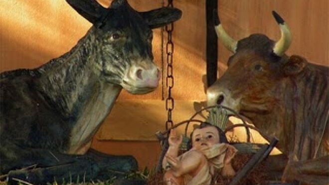 Figuras del pesebre navideño