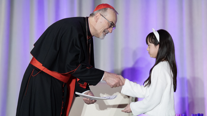 El patriarca latino de Jerusalén, en Detroit