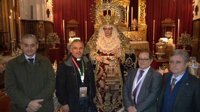 Primera salida fuera de Andalucía de la Virgen de Montserrat de Sevilla