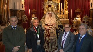 Primera salida fuera de Andalucía de la Virgen de Montserrat de Sevilla