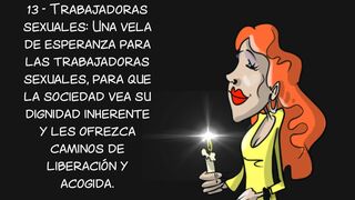 13/24. Una vela de esperanza para las trabajadoras sexuales…
